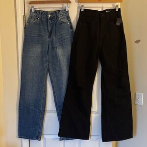 Fashion Nova High Waisted Wide Leg Jeans Lot Size 1 NWT